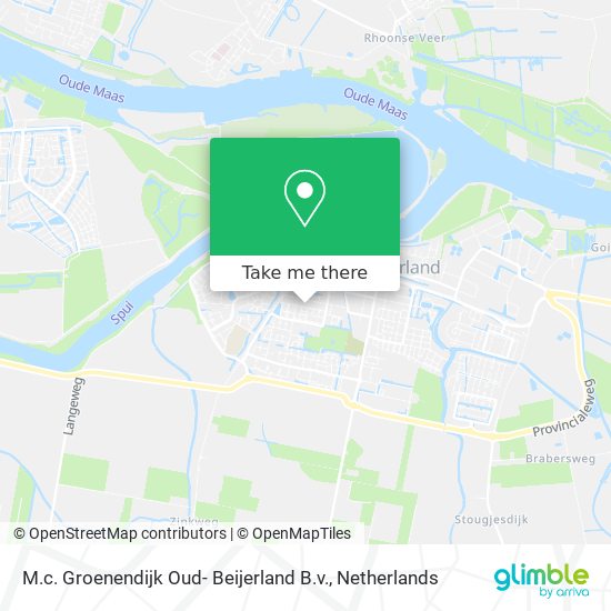 M.c. Groenendijk Oud- Beijerland B.v. map