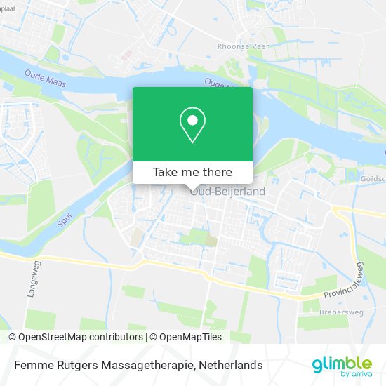 Femme Rutgers Massagetherapie map