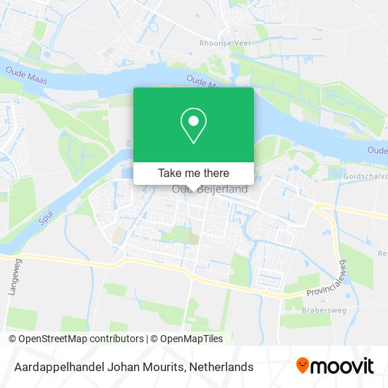 Aardappelhandel Johan Mourits map