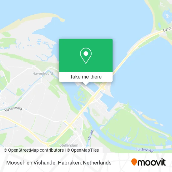 Mossel- en Vishandel Habraken map