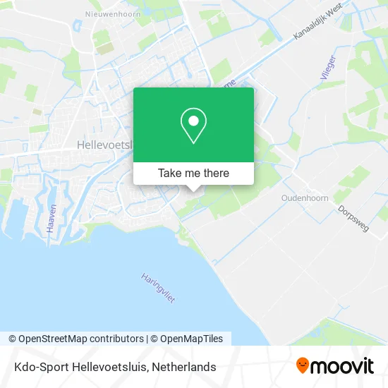 Kdo-Sport Hellevoetsluis map