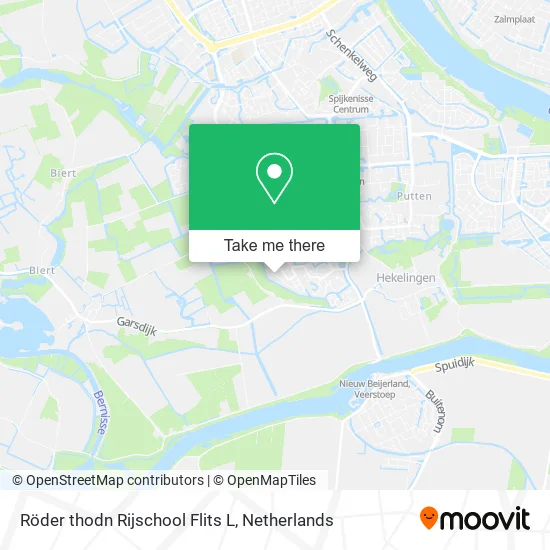 Röder thodn Rijschool Flits L map