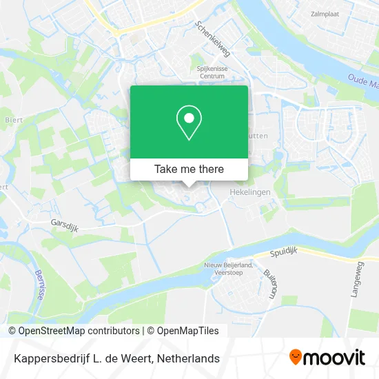 Kappersbedrijf L. de Weert map