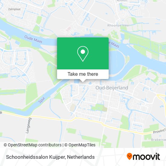 Schoonheidssalon Kuijper map