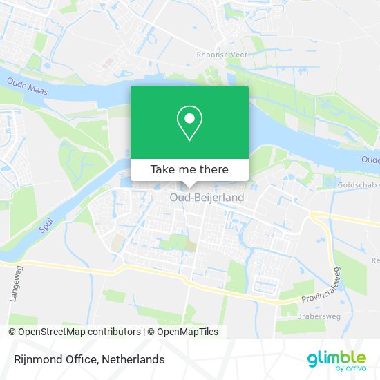 Rijnmond Office map