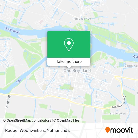 Roobol Woonwinkels map