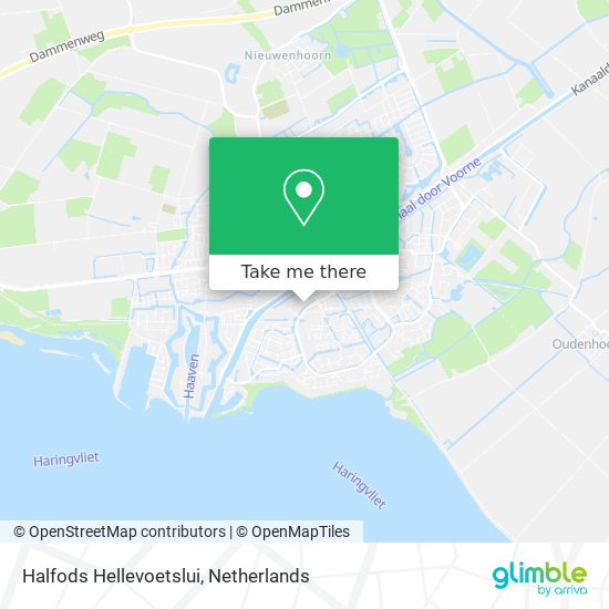 Halfods Hellevoetslui map