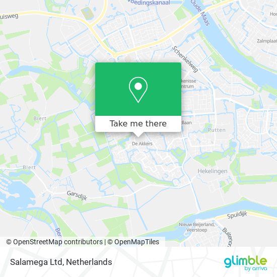 Salamega Ltd map