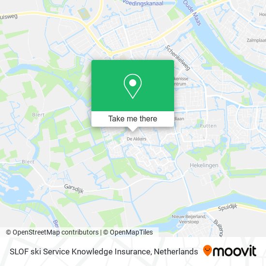 SLOF ski Service Knowledge Insurance map