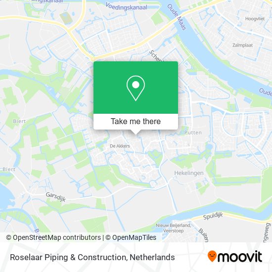 Roselaar Piping & Construction Karte