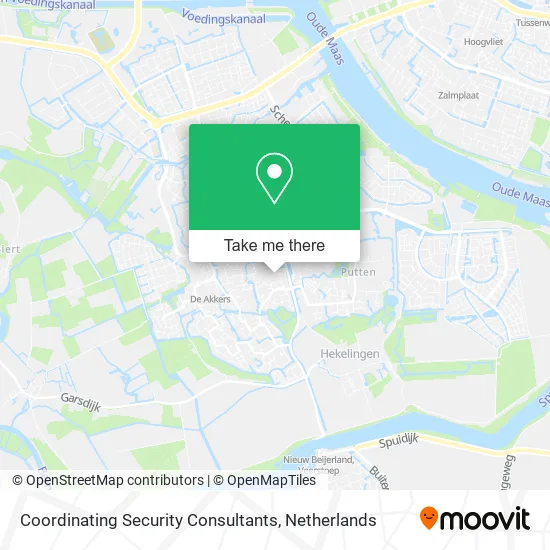 Coordinating Security Consultants map