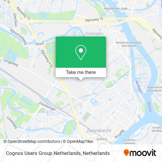 Cognos Users Group Netherlands map