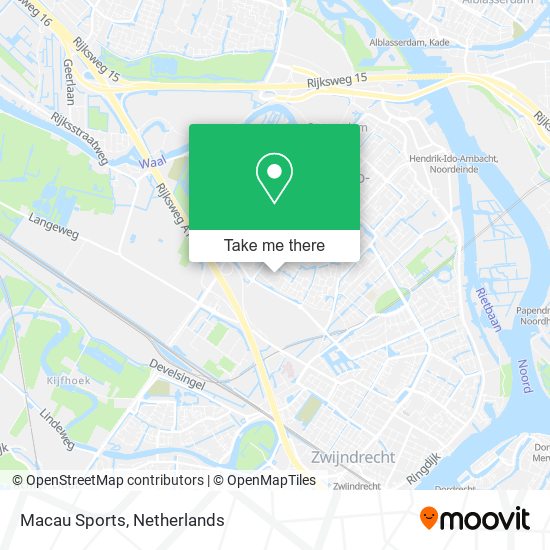 Macau Sports map