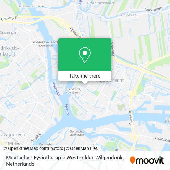 Maatschap Fysiotherapie Westpolder-Wilgendonk Karte