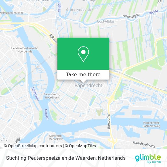 Stichting Peuterspeelzalen de Waarden Karte