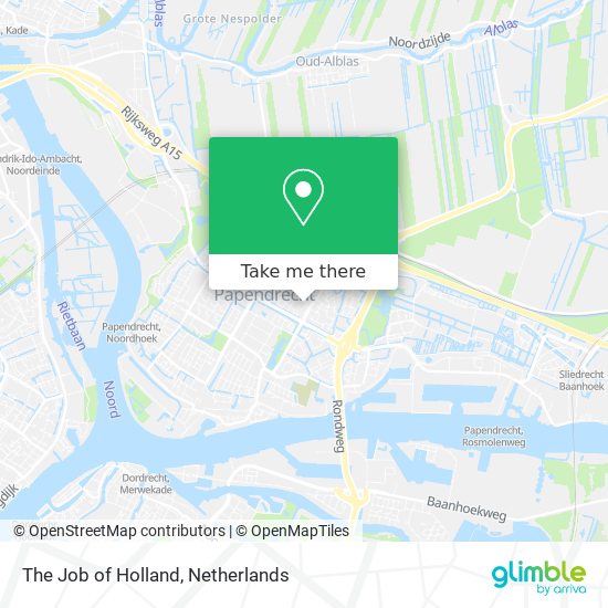 The Job of Holland map