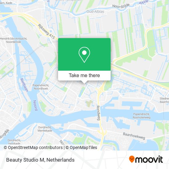 Beauty Studio M map