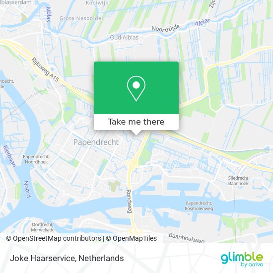 Joke Haarservice map