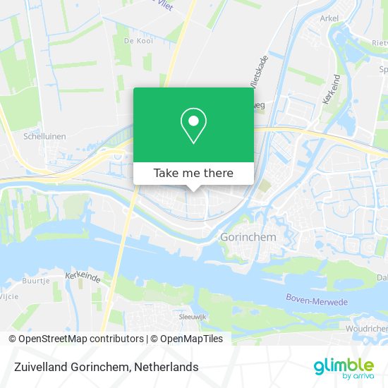 Zuivelland Gorinchem map