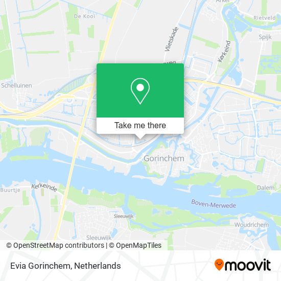 Evia Gorinchem map