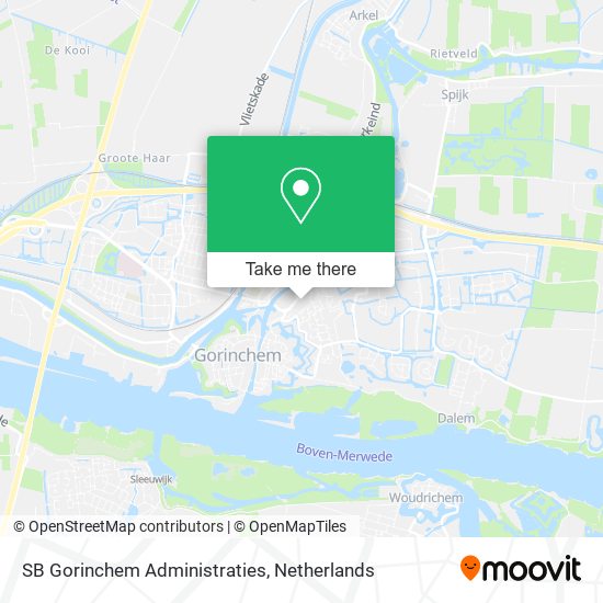 SB Gorinchem Administraties map