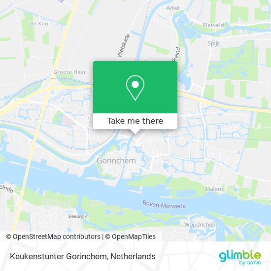 Keukenstunter Gorinchem map
