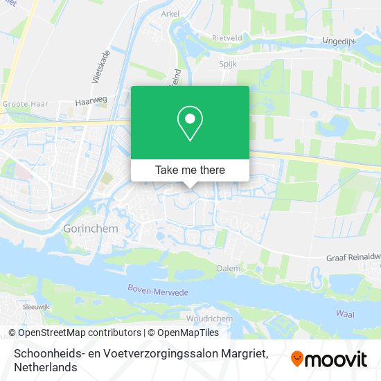 Schoonheids- en Voetverzorgingssalon Margriet map