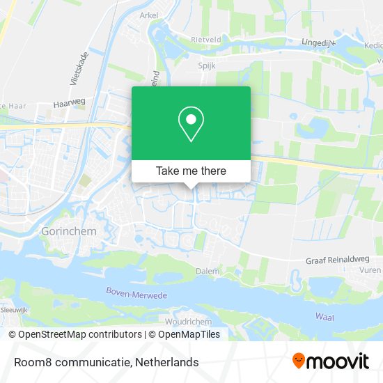 Room8 communicatie map