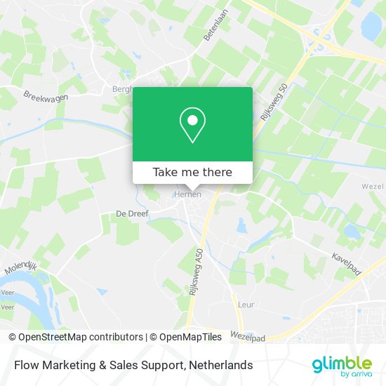 Flow Marketing & Sales Support map
