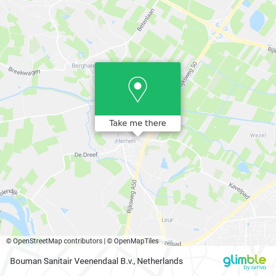 Bouman Sanitair Veenendaal B.v. map