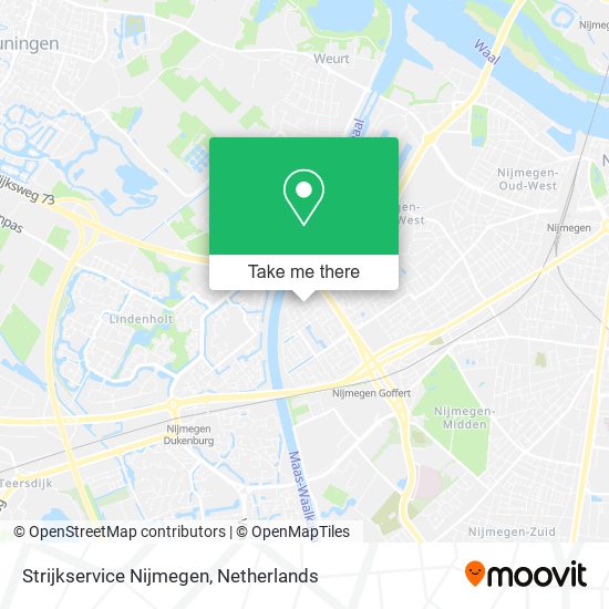 Strijkservice Nijmegen map