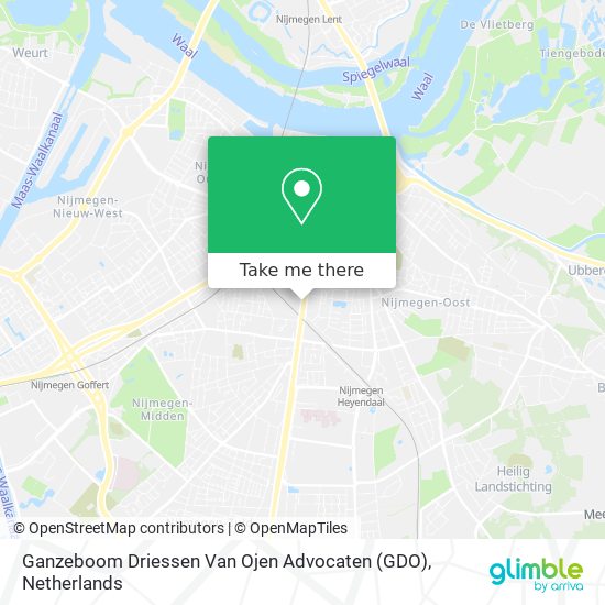 Ganzeboom Driessen Van Ojen Advocaten (GDO) map