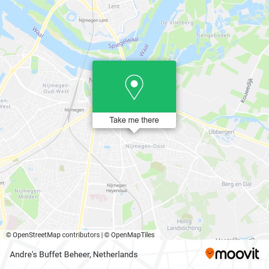 Andre's Buffet Beheer map