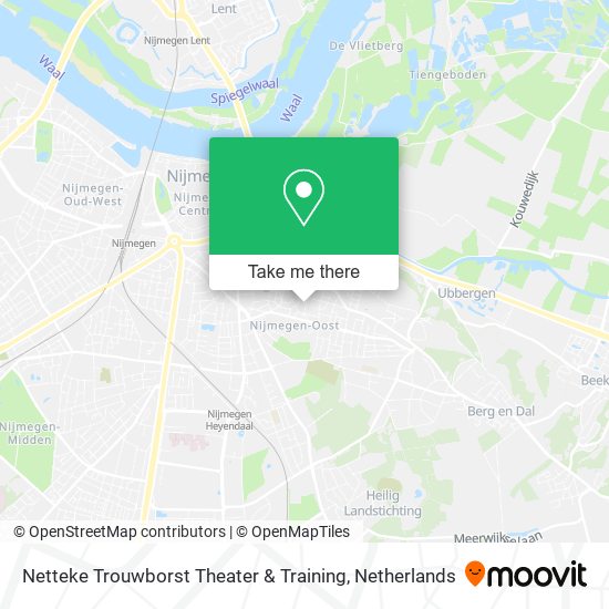 Netteke Trouwborst Theater & Training map