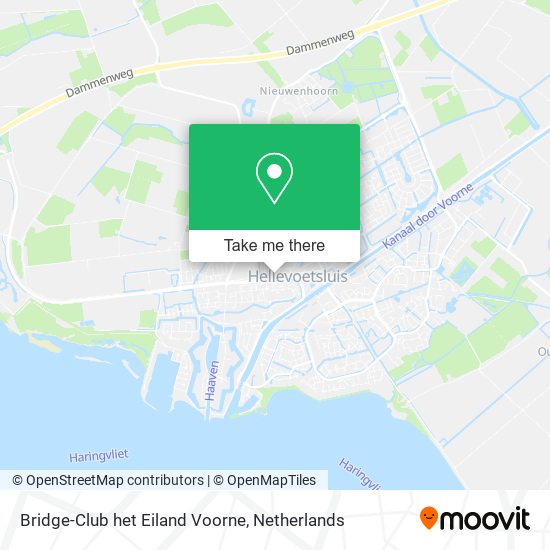 Bridge-Club het Eiland Voorne map