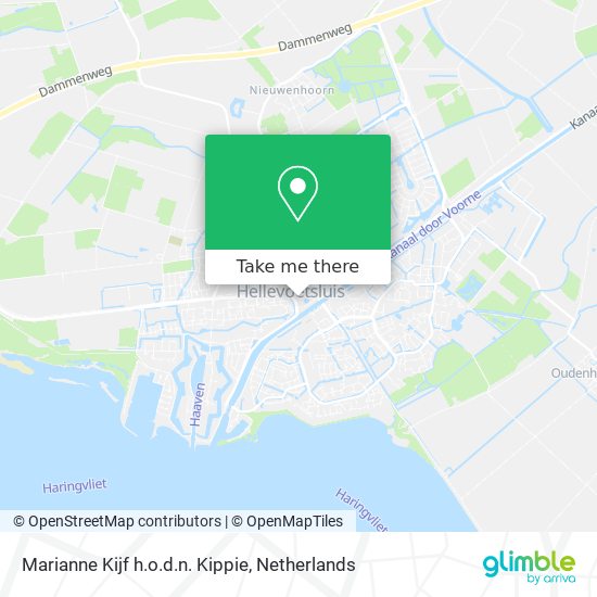 Marianne Kijf h.o.d.n. Kippie map