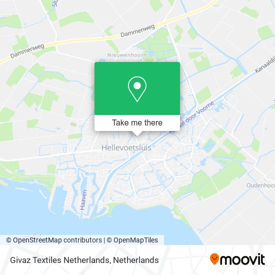 Givaz Textiles Netherlands map