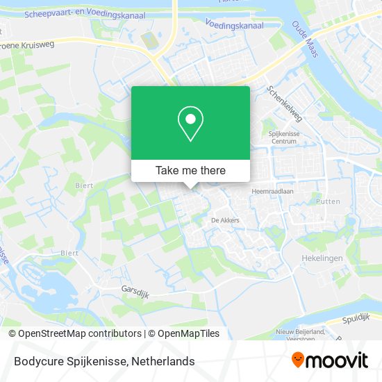 Bodycure Spijkenisse map