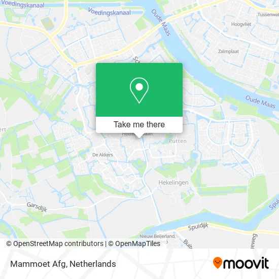 Mammoet Afg map