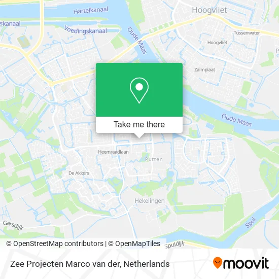 Zee Projecten Marco van der map