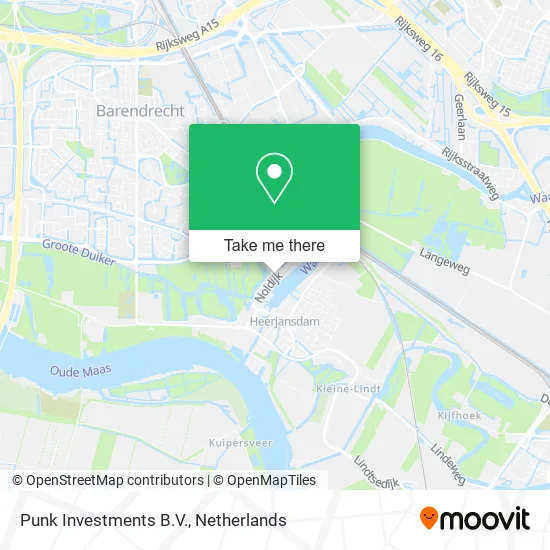 Punk Investments B.V. map