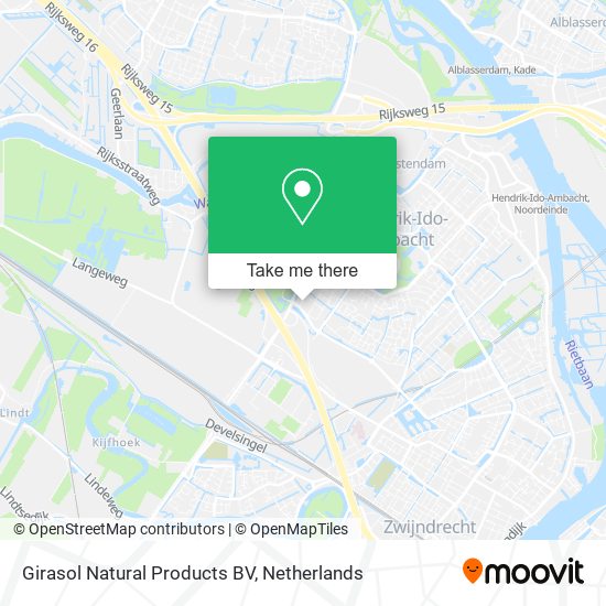 Girasol Natural Products BV map