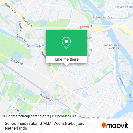 Schoonheidssalon G.M.M. Veenstra-Luijten map