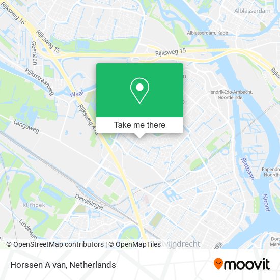 Horssen A van map