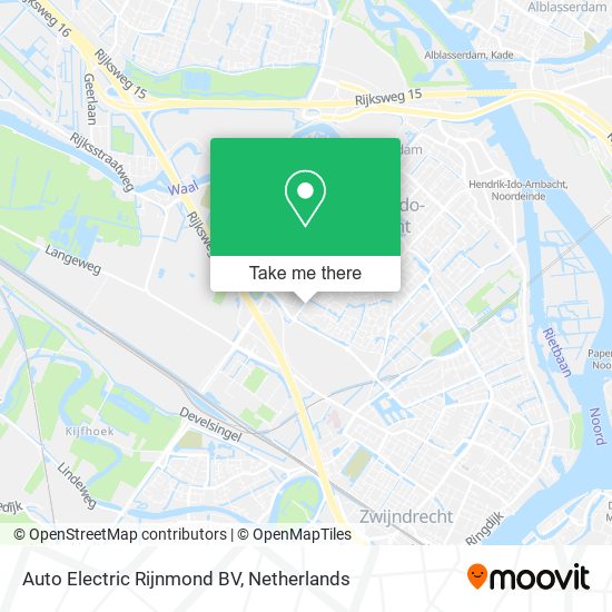 Auto Electric Rijnmond BV map