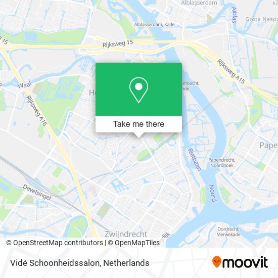 Vidé Schoonheidssalon map