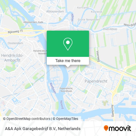 A&A Apk Garagebedrijf B.V. map
