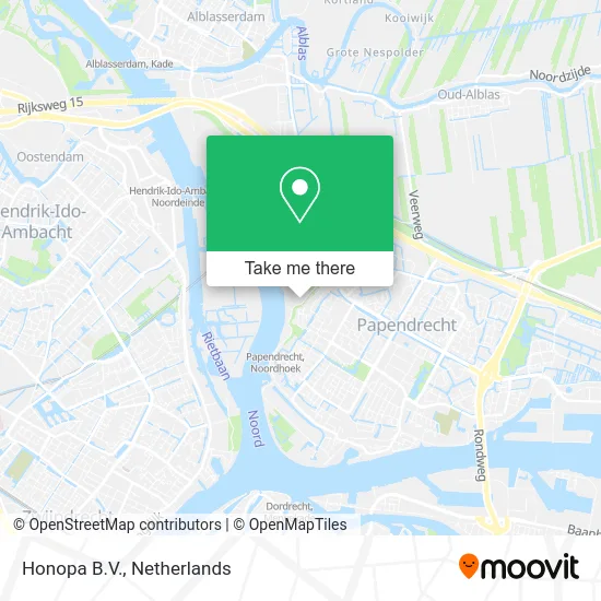 Honopa B.V. map