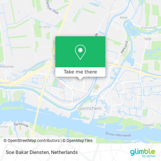 Soe Bakar Diensten map