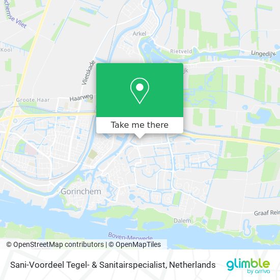 Sani-Voordeel Tegel- & Sanitairspecialist map